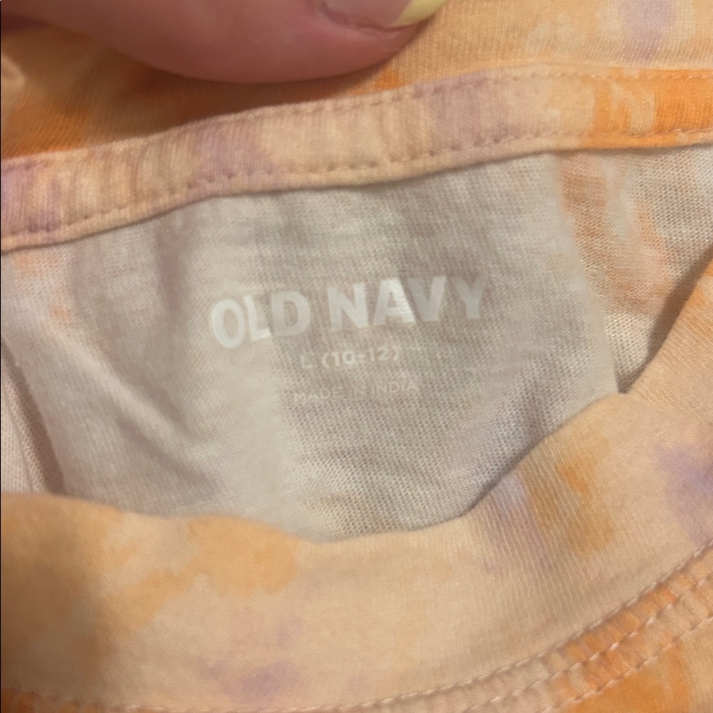 Old Navy Orange and Purple Crop Top - Picture 2 of 10
